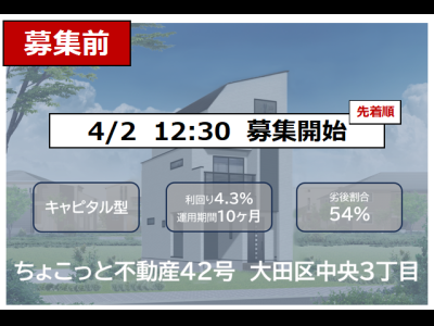 ちょこっと不動産42号　大田区中央3丁目