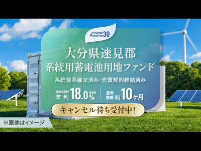 No.30 大分県速見郡 系統用蓄電池用地ファンド